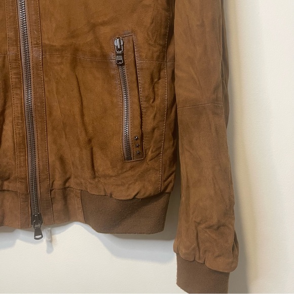 John Varvatos Star USA Suede Jacket - Picture 6 of 14